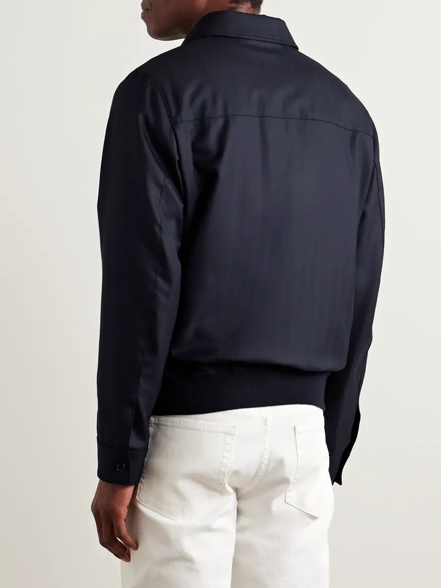 Thom Sweeney Wool Bomber Jacket - Men | Thumbnail 3