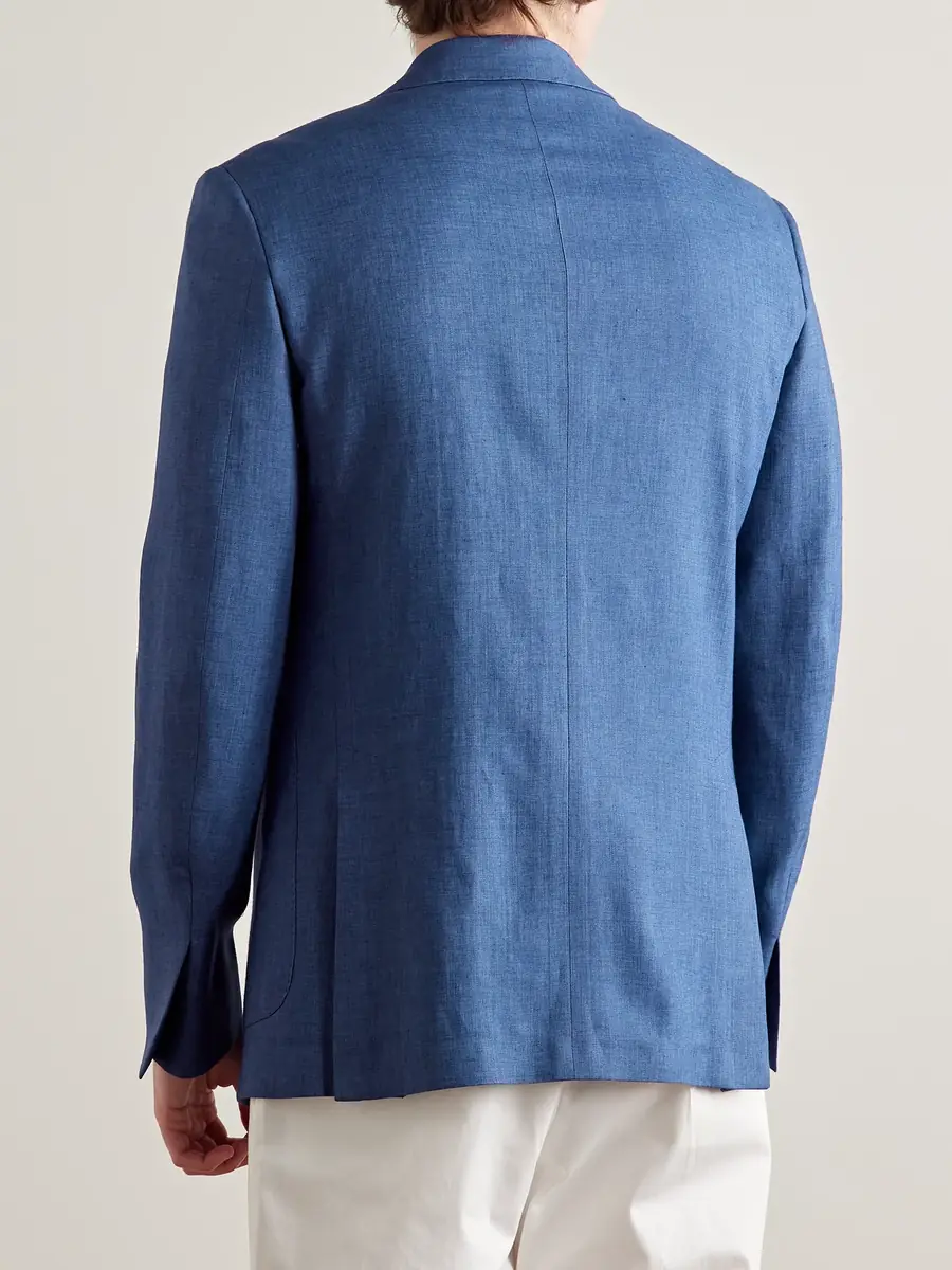 Zegna Oasi Linen Suit Jacket - Men | Thumbnail 3