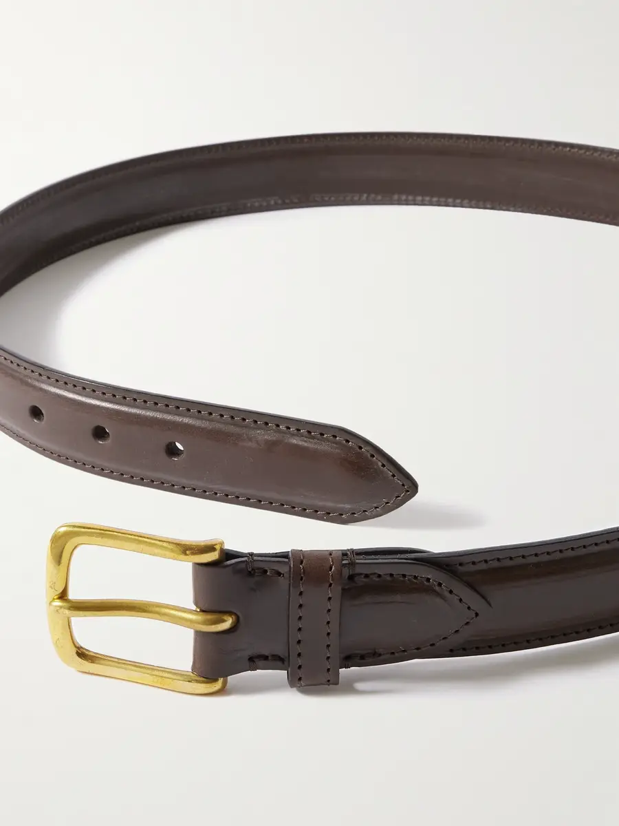 Drake's 3cm Leather Belt - Men | Thumbnail 2 Drake's 3cm Leather Belt - Men | Thumbnail 2