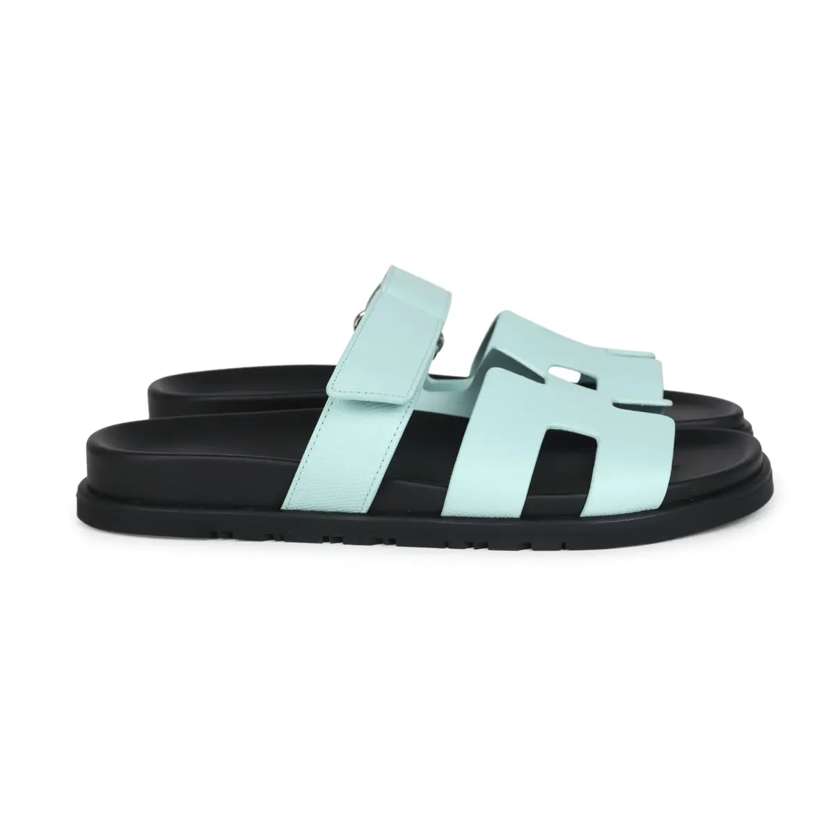 HERMÈS Hermes Chypre Techno Sandals Bleu Cristaux Epsom Palladium Hardware | Thumbnail 4 HERMÈS Hermes Chypre Techno Sandals Bleu Cristaux Epsom Palladium Hardware | Thumbnail 4