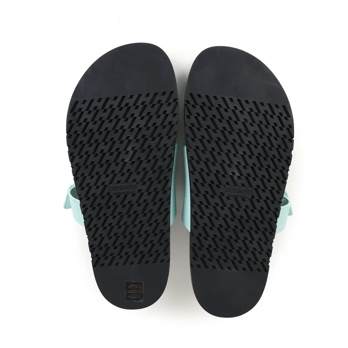 HERMÈS Hermes Chypre Techno Sandals Bleu Cristaux Epsom Palladium Hardware | Thumbnail 8 HERMÈS Hermes Chypre Techno Sandals Bleu Cristaux Epsom Palladium Hardware | Thumbnail 8