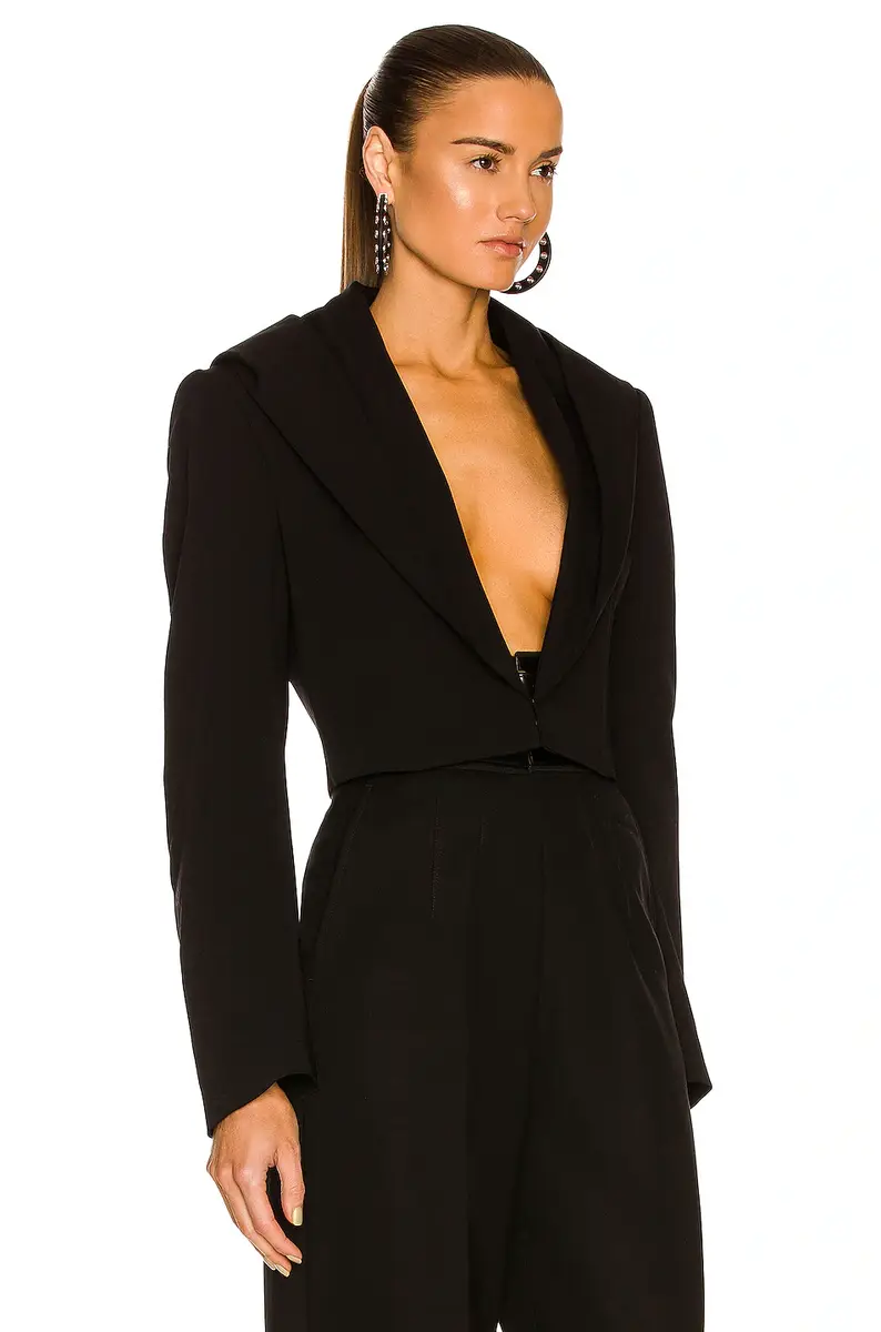 Alaïa Hooded Short Jacket | Thumbnail 3 Alaïa Hooded Short Jacket | Thumbnail 3
