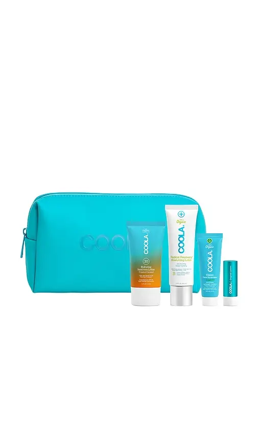 COOLA 4 Piece Organic Suncare Travel Set | Image 1 COOLA 4 Piece Organic Suncare Travel Set | Image 1