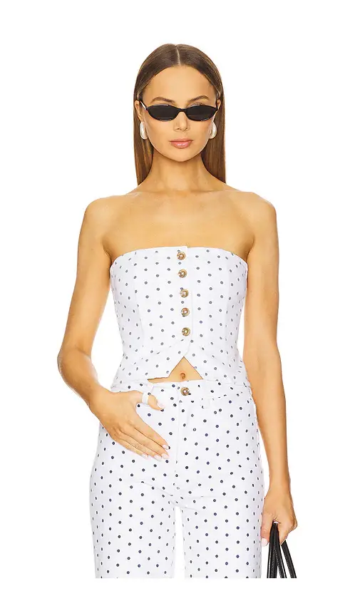DL1961 Cropped Bustier Top