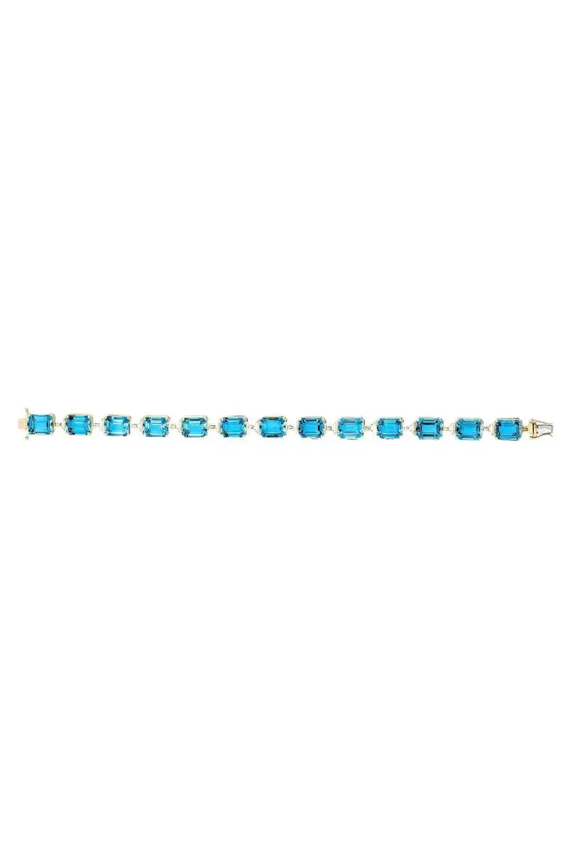 Blue Topaz Gossip Bracelet Blue Topaz Gossip Bracelet