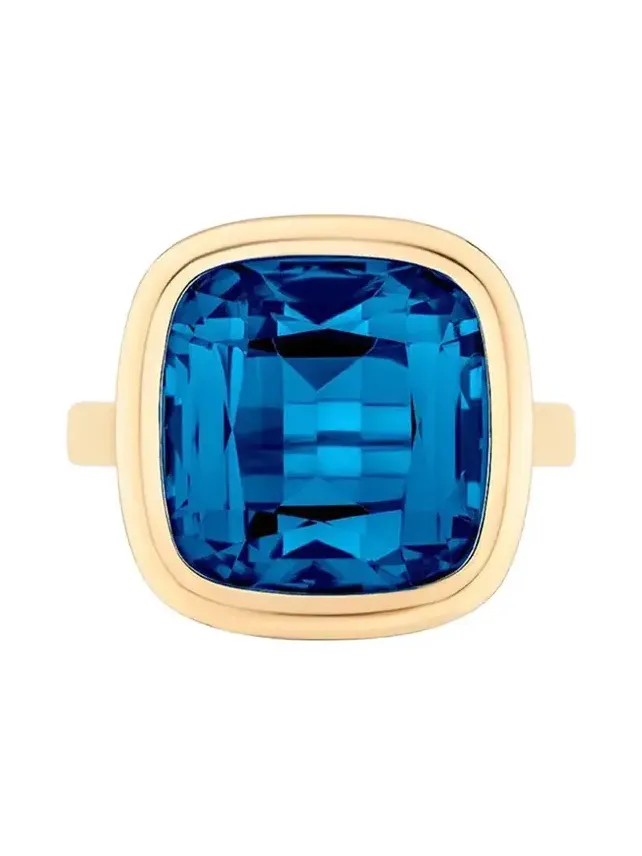 London Blue Topaz Manhattan Ring