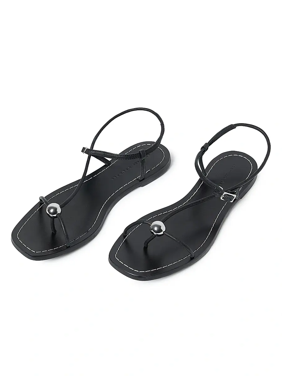 Loeffler Randall Women's Lara Strappy Flat Sandals | Thumbnail 3 Loeffler Randall Women's Lara Strappy Flat Sandals | Thumbnail 3