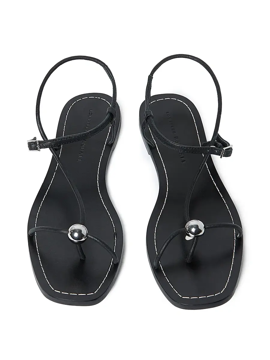 Loeffler Randall Women's Lara Strappy Flat Sandals | Thumbnail 4 Loeffler Randall Women's Lara Strappy Flat Sandals | Thumbnail 4