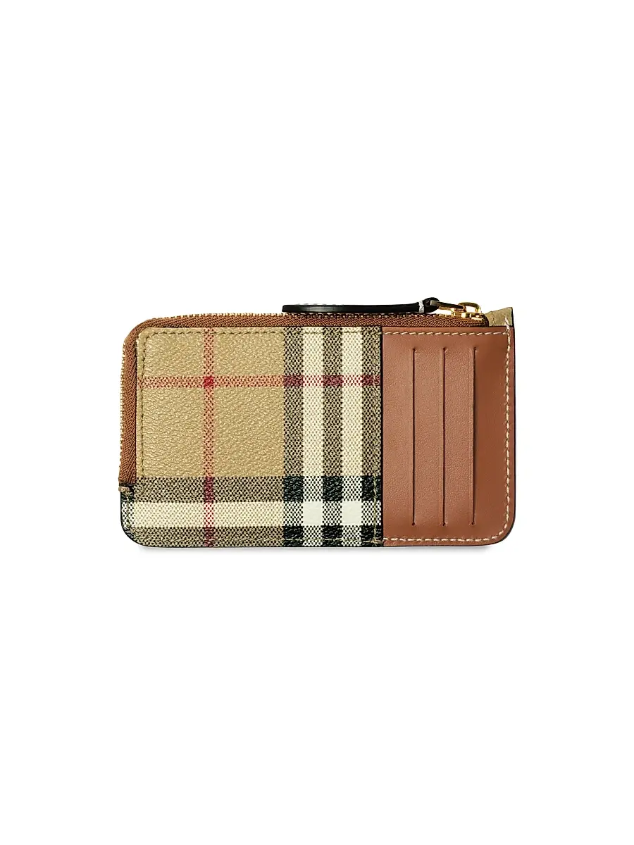 Burberry Women's Somerset Check Zip-Around Wallet | Thumbnail 2