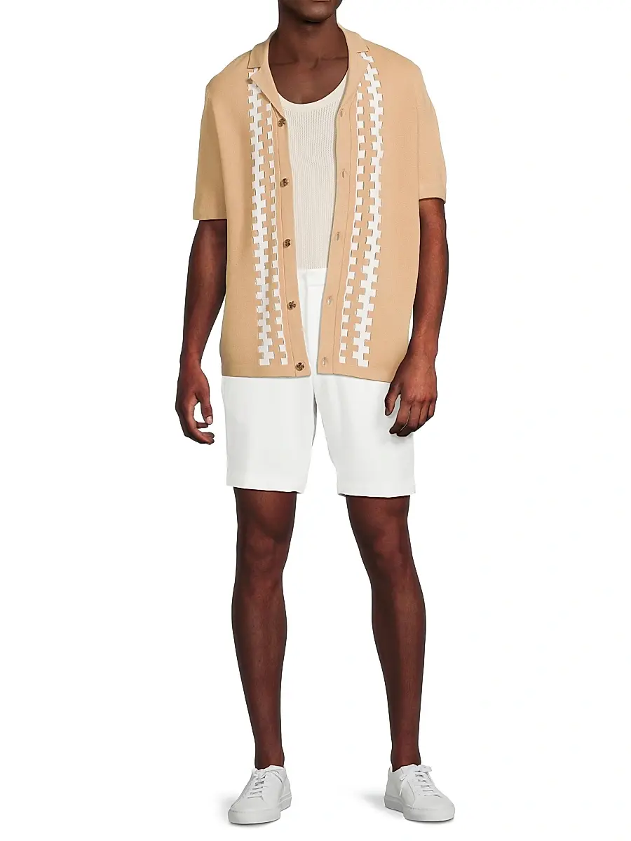 Reiss Men's Drawstring Chino Shorts | Thumbnail 2 Reiss Men's Drawstring Chino Shorts | Thumbnail 2