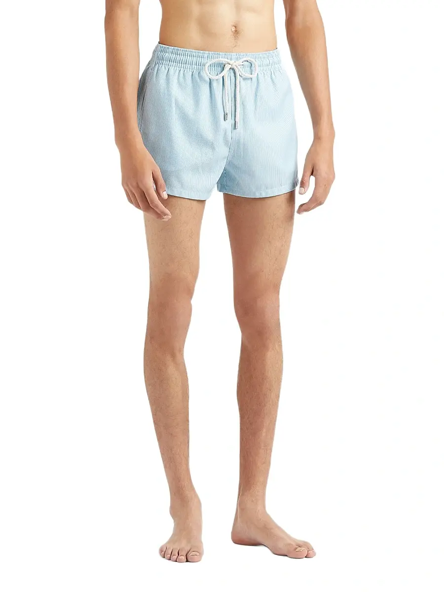 Vilebrequin Men's Micro-Striped Swim Shorts | Thumbnail 3 Vilebrequin Men's Micro-Striped Swim Shorts | Thumbnail 3