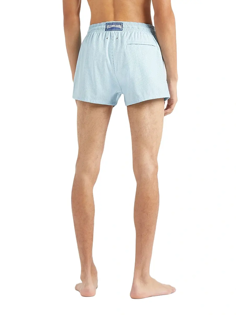 Vilebrequin Men's Micro-Striped Swim Shorts | Thumbnail 4 Vilebrequin Men's Micro-Striped Swim Shorts | Thumbnail 4