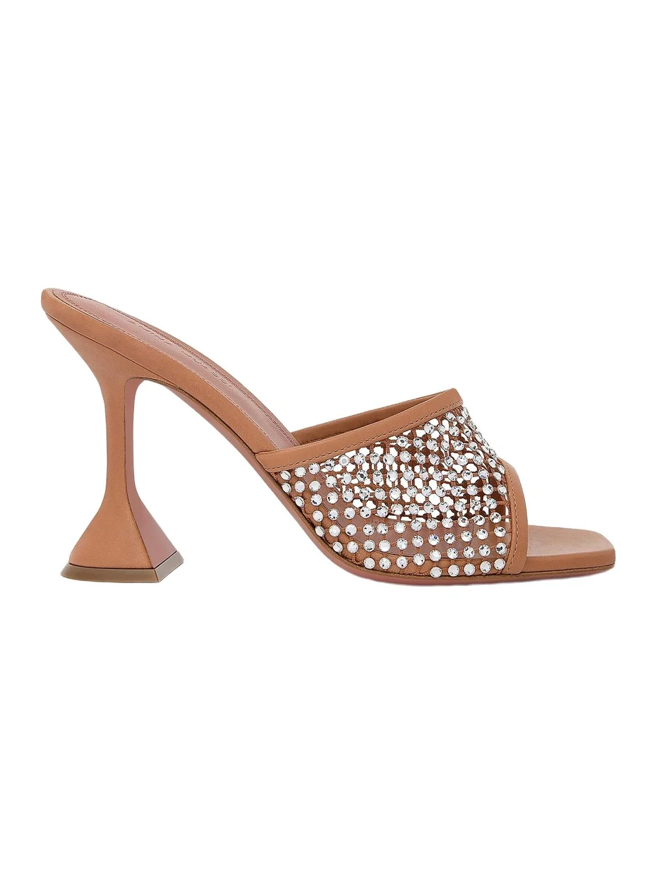 Women's Lupita Crystal Net 95MM Mules Women's Lupita Crystal Net 95MM Mules