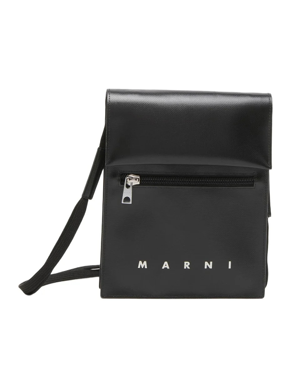 Men's Logo-Printed Shoulder Bag Men's Logo-Printed Shoulder Bag