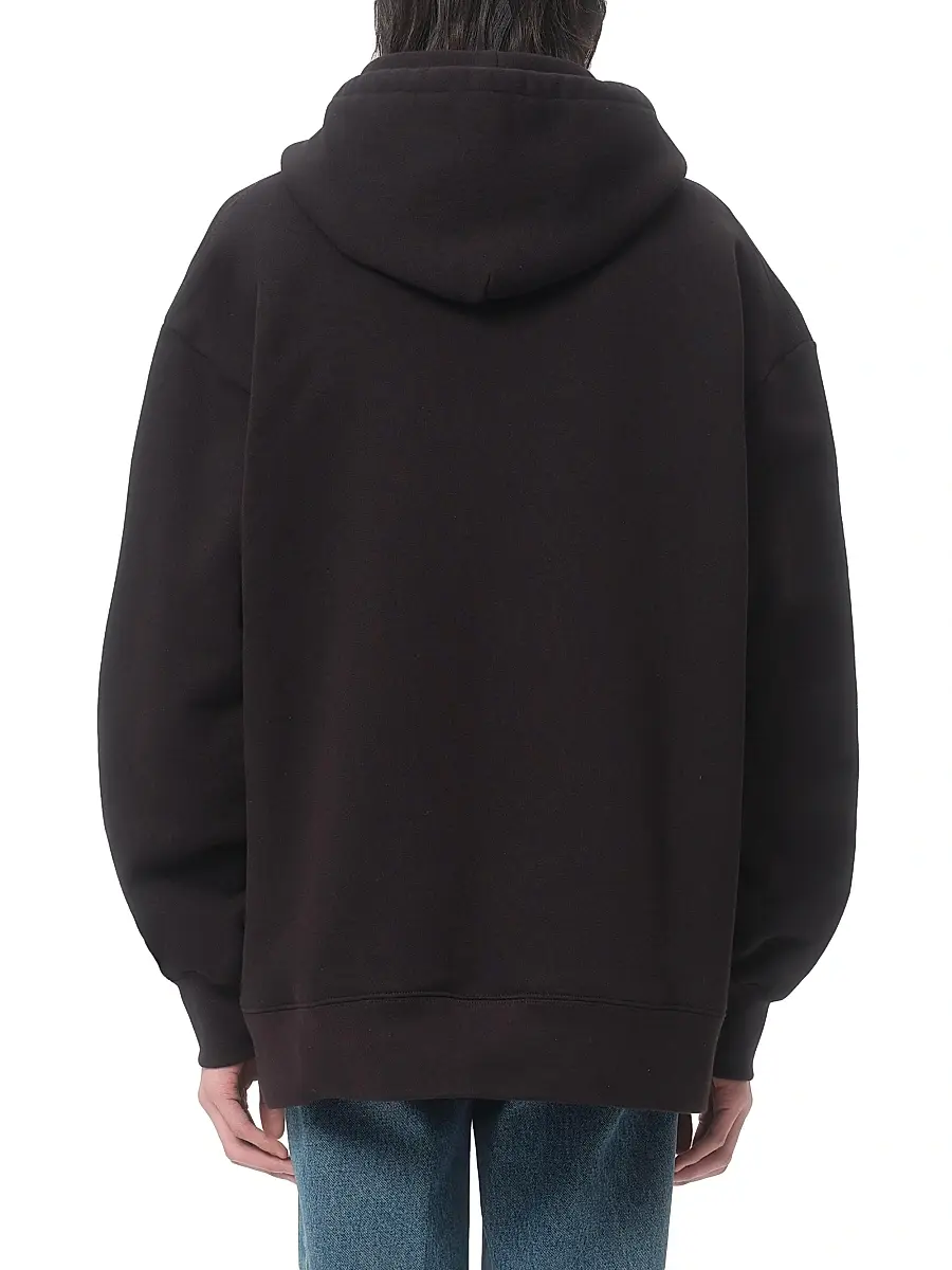 Valentino Men's Cotton Sweatshirt with Chat De La Maison Patch | Thumbnail 4