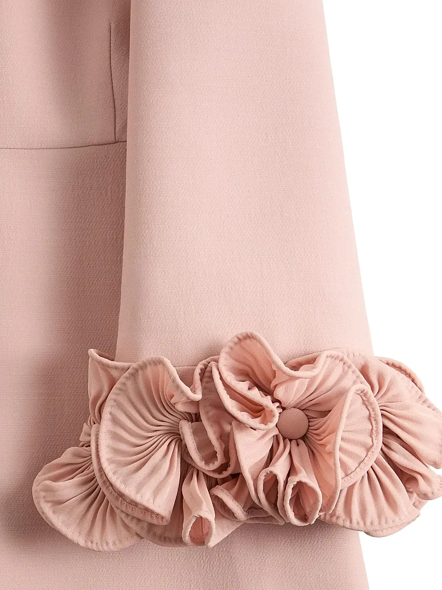 Valentino Women's Crepe Couture Midi Dress | Thumbnail 7