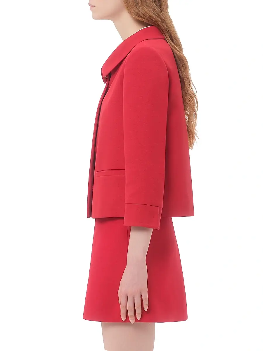 Valentino Women's Crepe Couture Jacket | Thumbnail 4 Valentino Women's Crepe Couture Jacket | Thumbnail 4