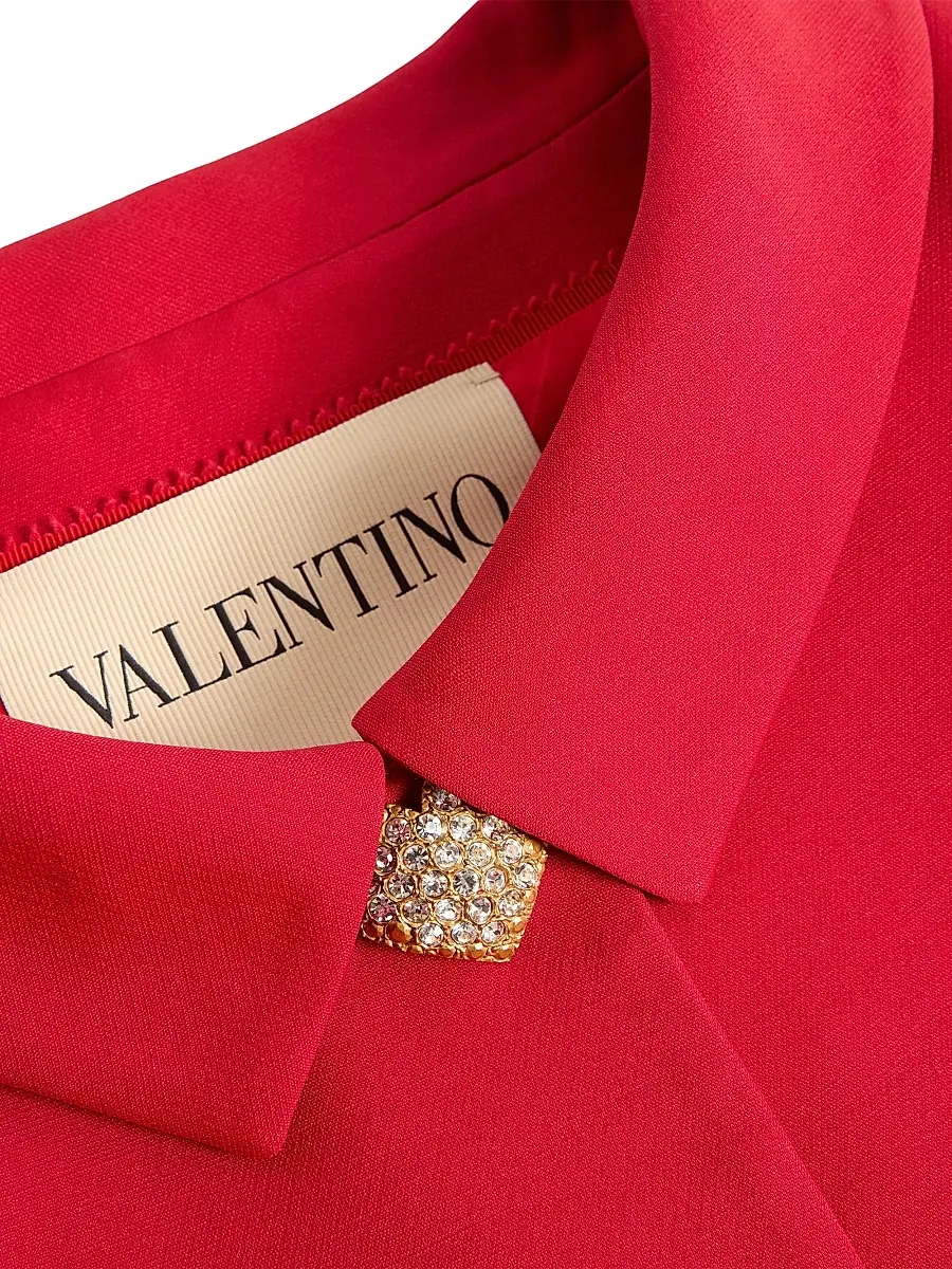 Valentino Women's Crepe Couture Jacket | Thumbnail 7 Valentino Women's Crepe Couture Jacket | Thumbnail 7