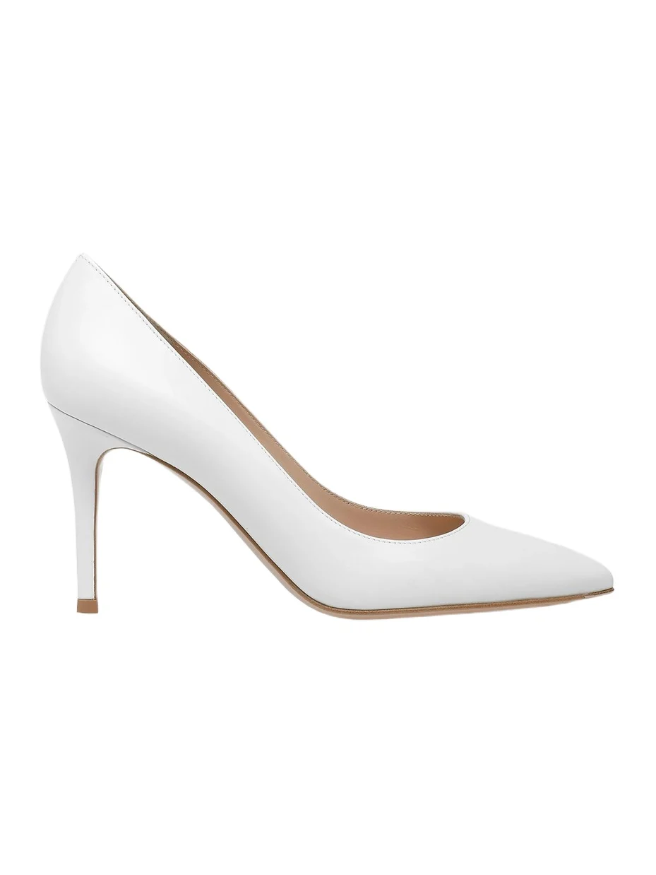 Women's 85MM Leather Stiletto Heel Pumps