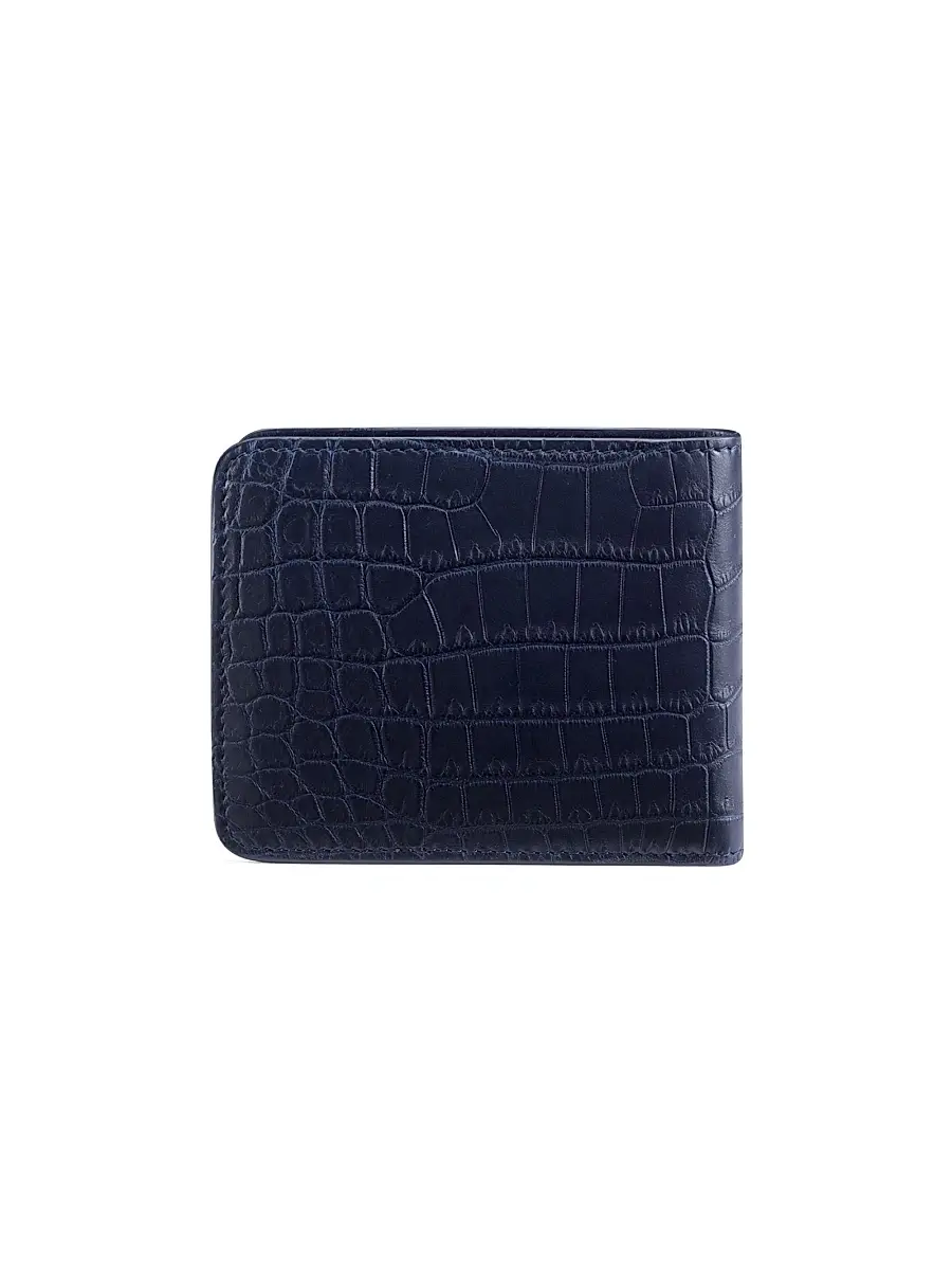 Stefano Ricci Men's Crocodile Bifold Wallet - Blue | Thumbnail 3 Stefano Ricci Men's Crocodile Bifold Wallet - Blue | Thumbnail 3