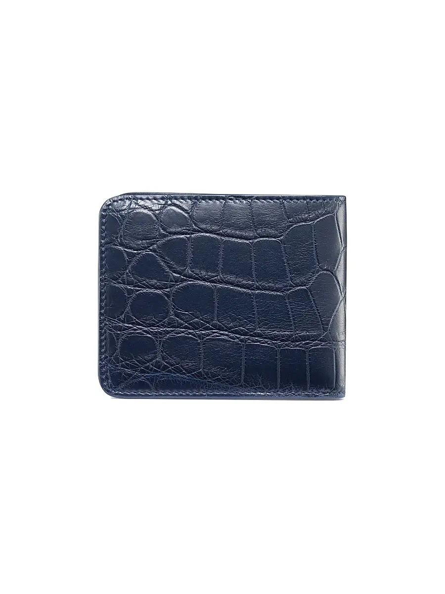 Stefano Ricci Men's Crocodile Bifold Wallet - Blue | Thumbnail 5 Stefano Ricci Men's Crocodile Bifold Wallet - Blue | Thumbnail 5