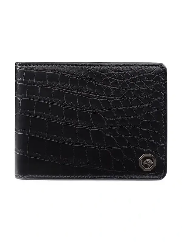 Men's Exclusive Croc Bifold Wallet