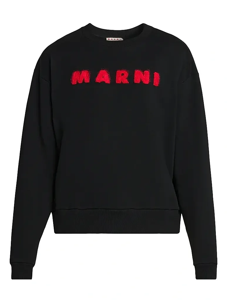 Marni Men's Logo Crewneck Sweatshirt