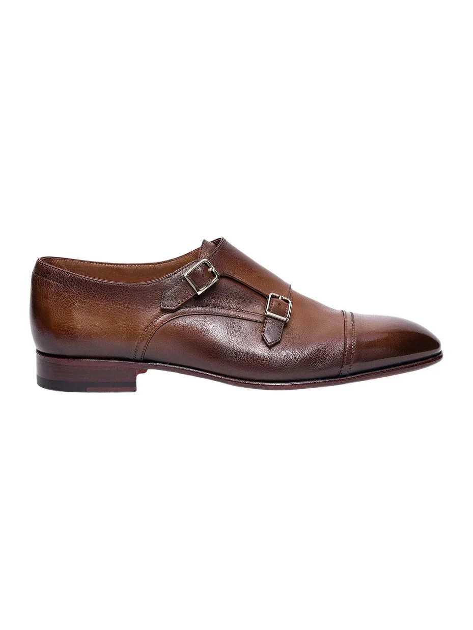 Men's Adrian Monk-Strap Leather Dress Shoes Men's Adrian Monk-Strap Leather Dress Shoes