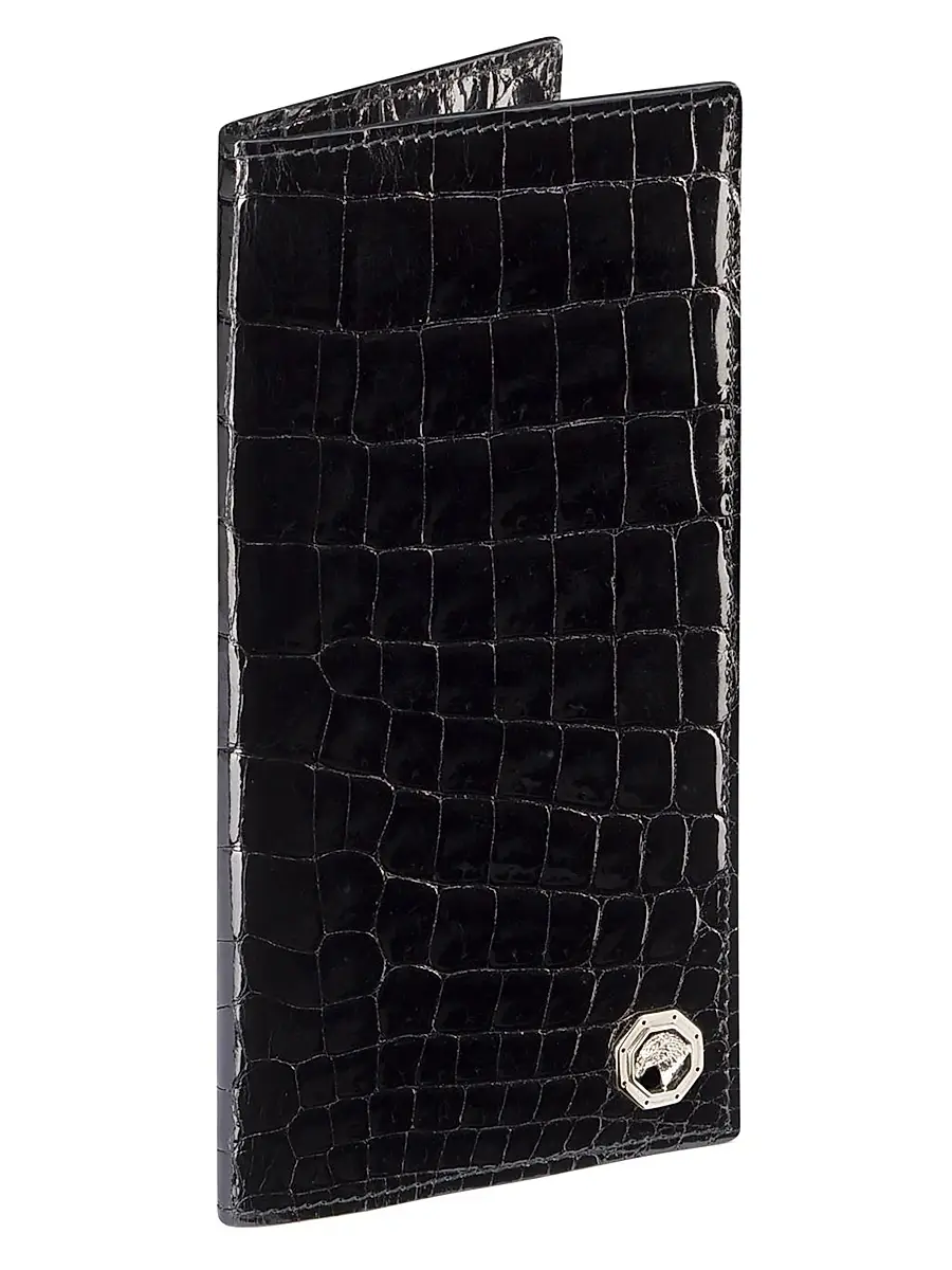 Stefano Ricci Men's Yen Leather Wallet - Black | Thumbnail 2 Stefano Ricci Men's Yen Leather Wallet - Black | Thumbnail 2