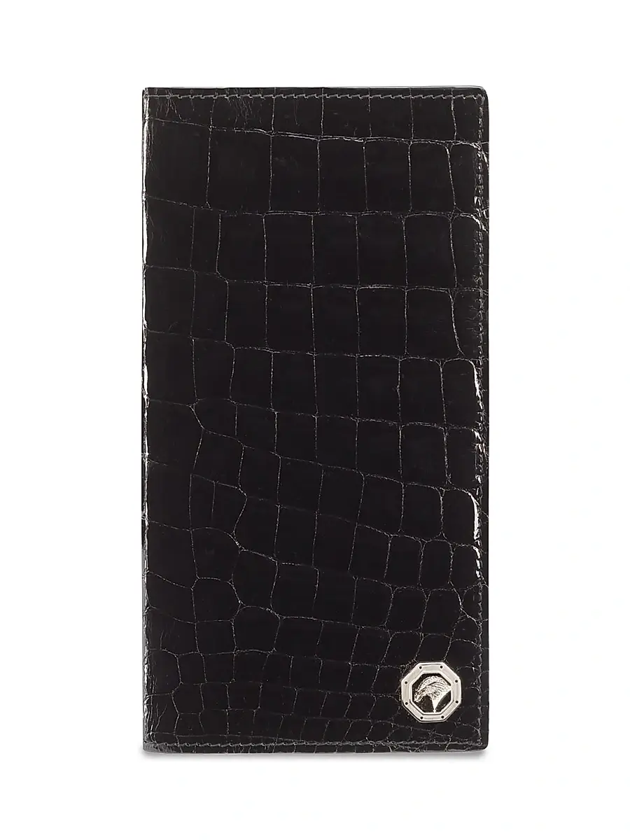 Stefano Ricci Men's Yen Leather Wallet - Black | Image 1 Stefano Ricci Men's Yen Leather Wallet - Black | Image 1