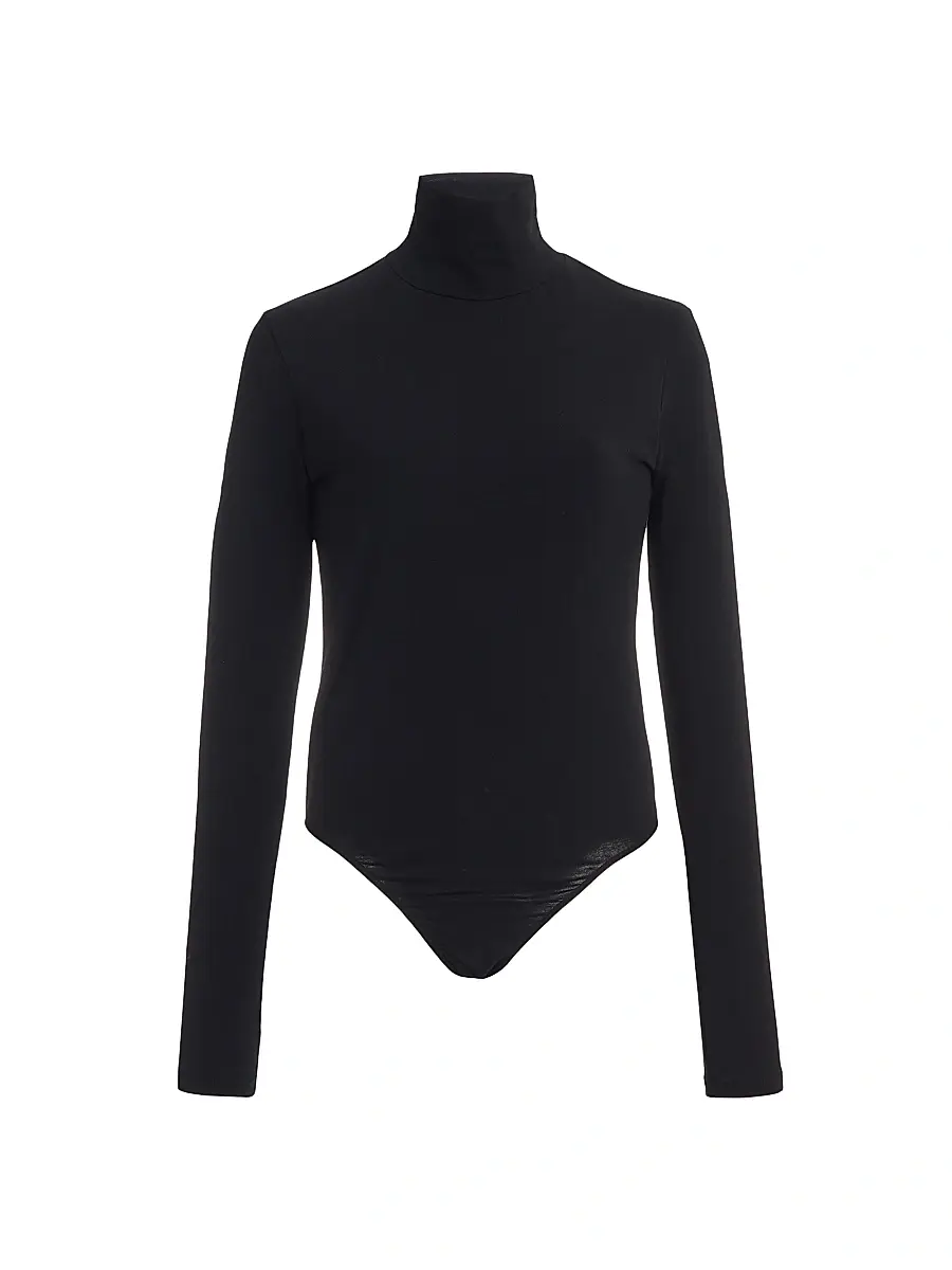 Another Tomorrow Women's Turtleneck Bodysuit