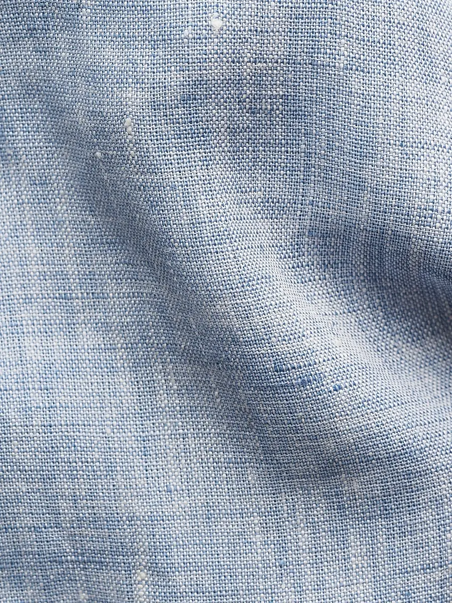 Eton Men's Slim-Fit Solid Linen Shirt | Thumbnail 4 Eton Men's Slim-Fit Solid Linen Shirt | Thumbnail 4