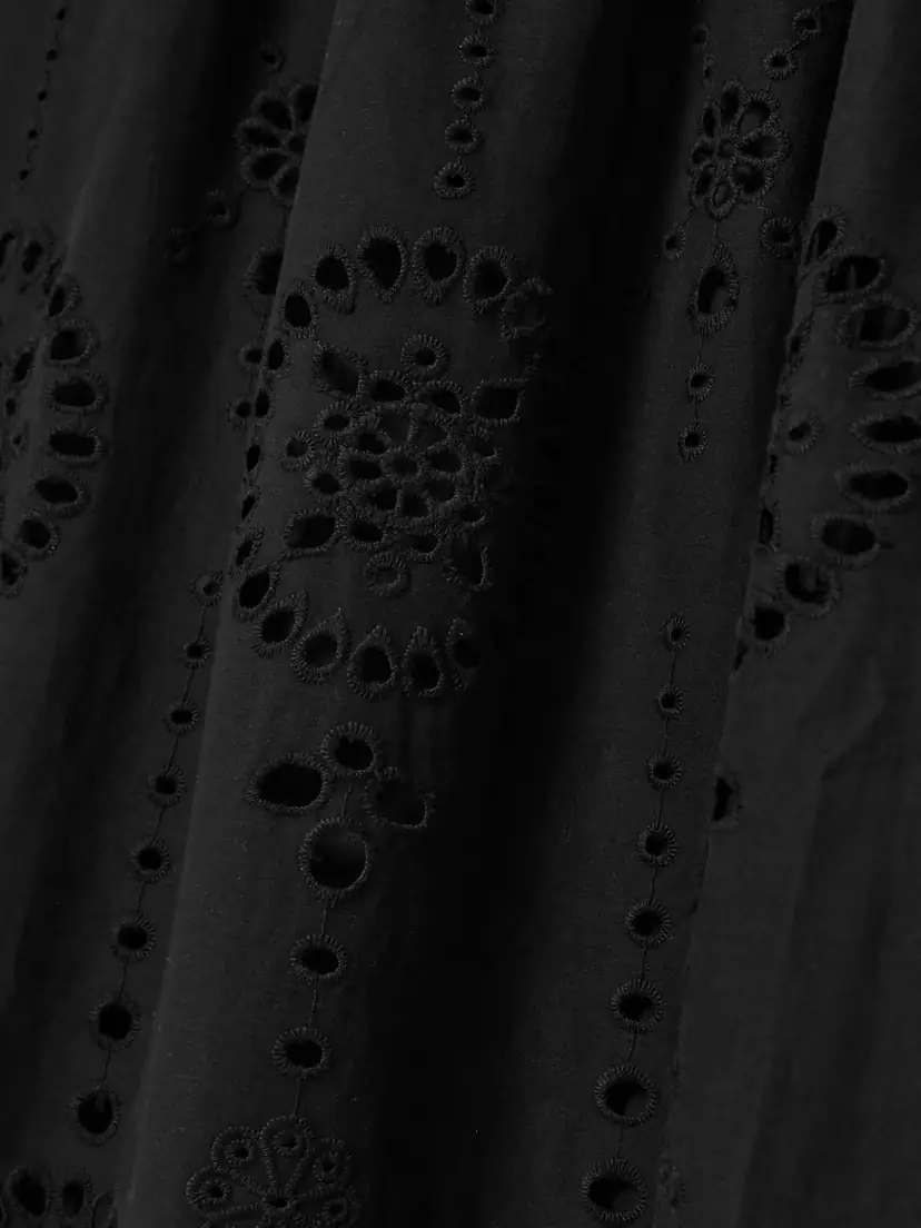 Matteau Strapless Broderie Anglaise Organic Cotton And Stretch-knit Midi Dress | Thumbnail 4 Matteau Strapless Broderie Anglaise Organic Cotton And Stretch-knit Midi Dress | Thumbnail 4