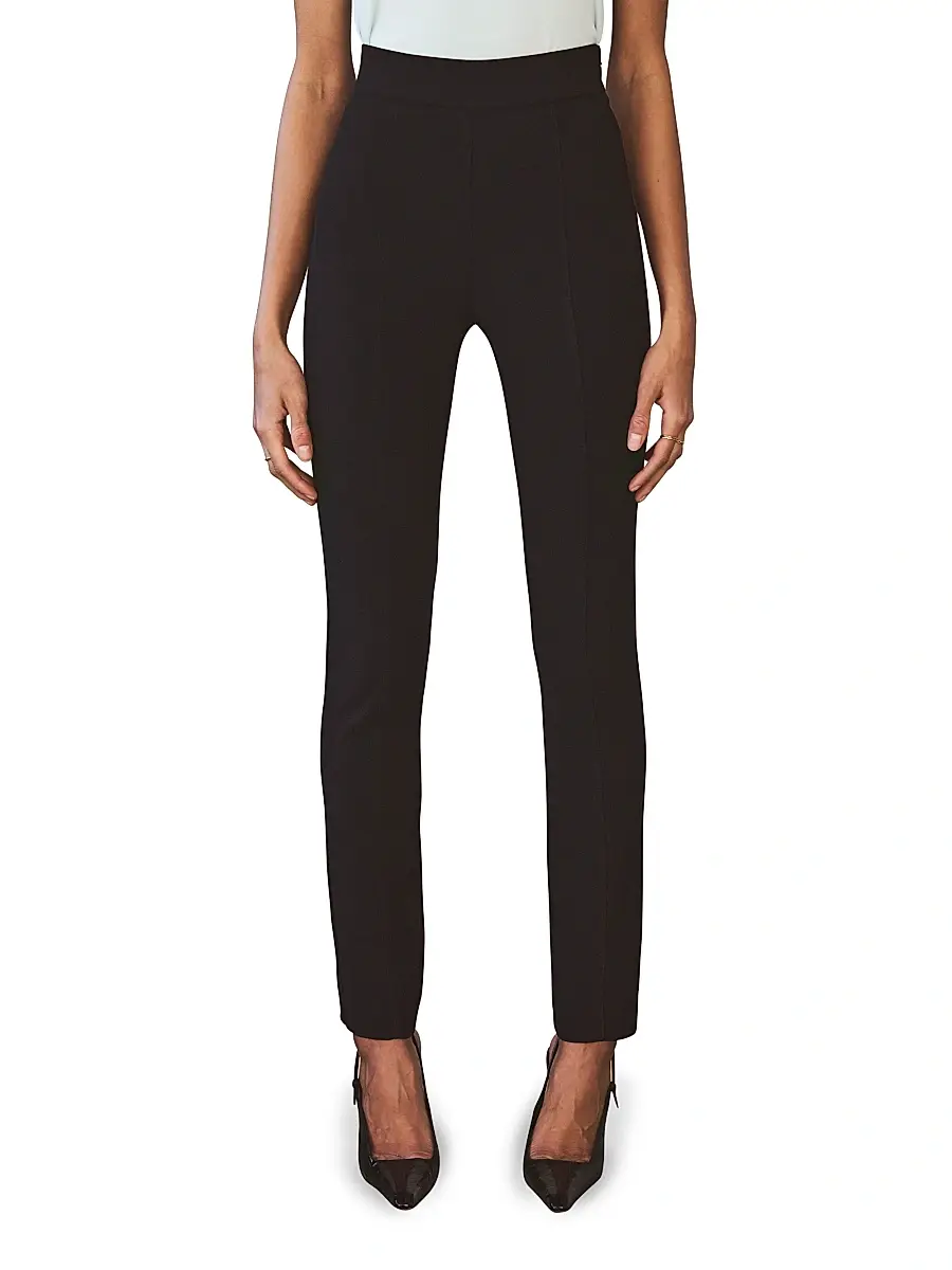 Artemis Diciero Women's Elvira Crepe Slim-Fit Cigarette Pants | Thumbnail 4 Artemis Diciero Women's Elvira Crepe Slim-Fit Cigarette Pants | Thumbnail 4
