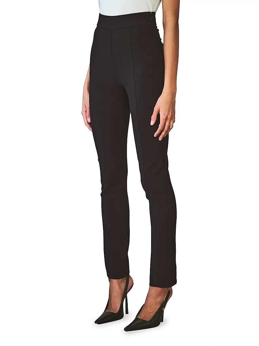 Artemis Diciero Women's Elvira Crepe Slim-Fit Cigarette Pants | Thumbnail 5 Artemis Diciero Women's Elvira Crepe Slim-Fit Cigarette Pants | Thumbnail 5