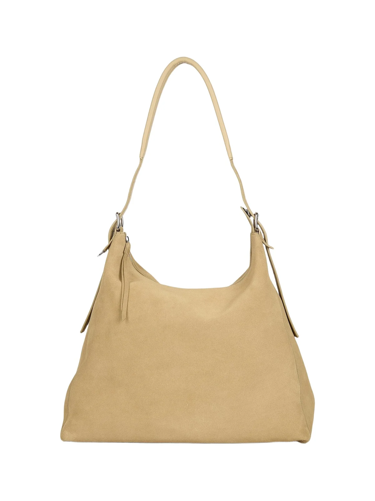 Lemaire Men's Belted Suede Hobo Bag