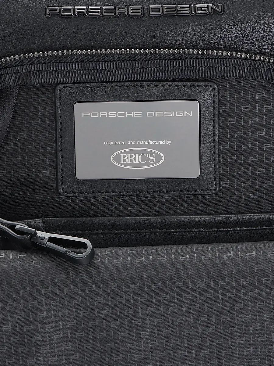 Porsche Design Men's Roadster Leather Small Shoulder Bag - Black | Thumbnail 5 Porsche Design Men's Roadster Leather Small Shoulder Bag - Black | Thumbnail 5