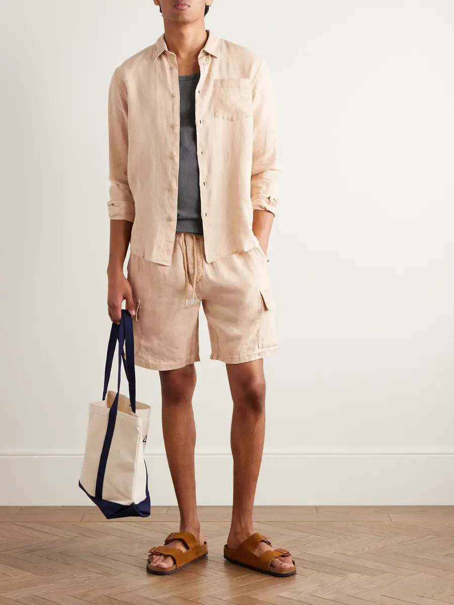 Vilebrequin Caroubis Linen Shirt - Men | Thumbnail 2 Vilebrequin Caroubis Linen Shirt - Men | Thumbnail 2