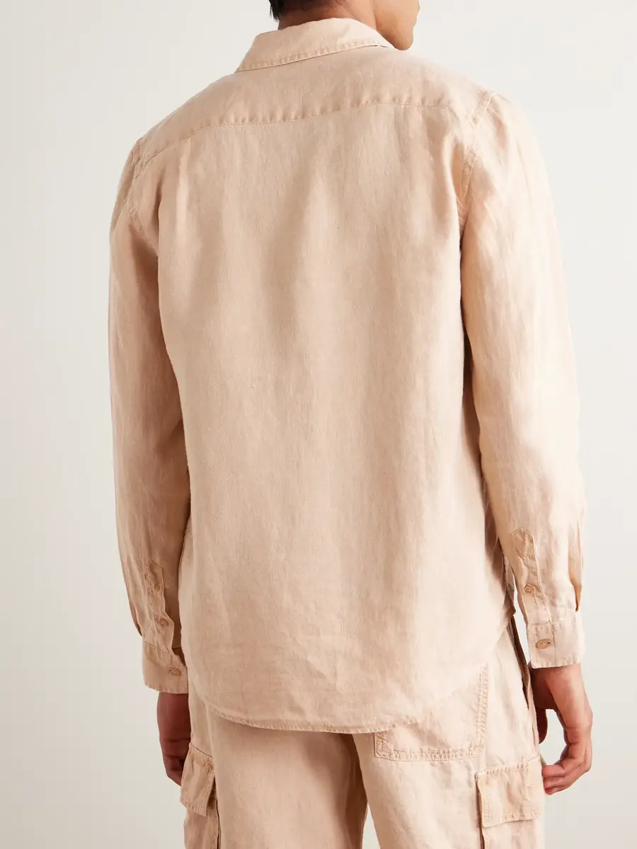 Vilebrequin Caroubis Linen Shirt - Men | Thumbnail 3 Vilebrequin Caroubis Linen Shirt - Men | Thumbnail 3