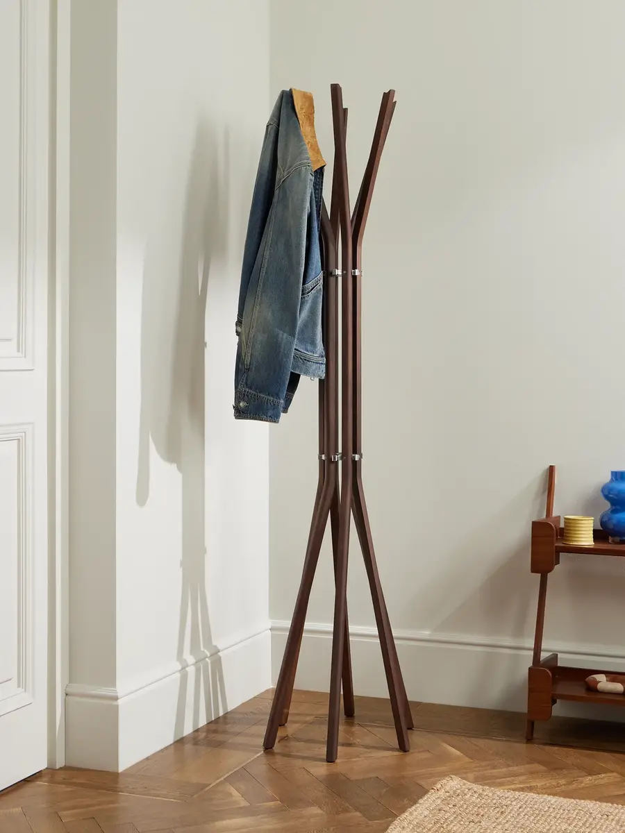 The Conran Shop Pirouette Walnut and Aluminium Coat Stand - Men | Thumbnail 2