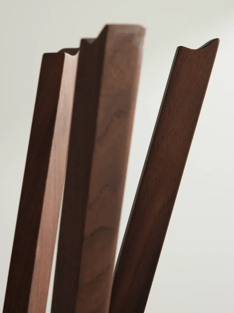 The Conran Shop Pirouette Walnut and Aluminium Coat Stand - Men | Thumbnail 3