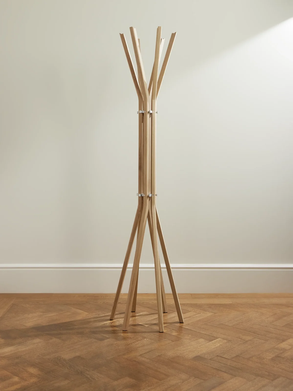 The Conran Shop Pirouette Oak and Aluminium Coat Stand - Men