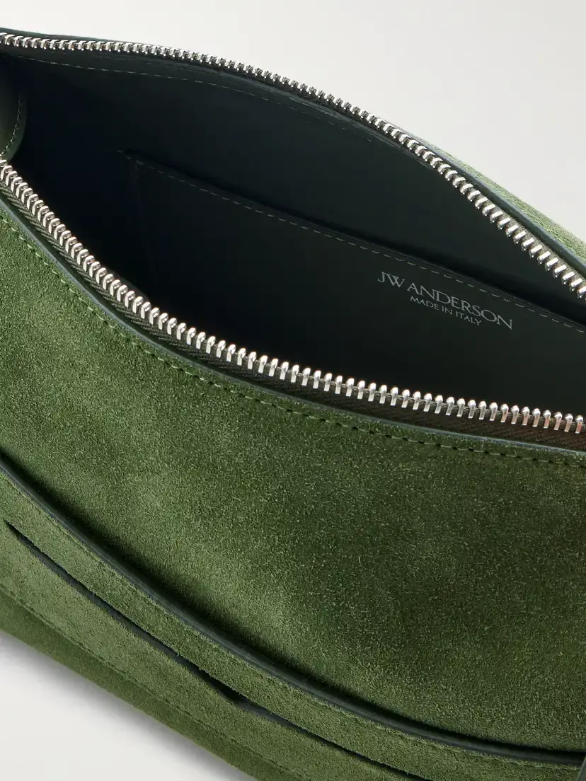JW Anderson Loafer Embroidered Suede Shoulder Bag | Thumbnail 5 JW Anderson Loafer Embroidered Suede Shoulder Bag | Thumbnail 5