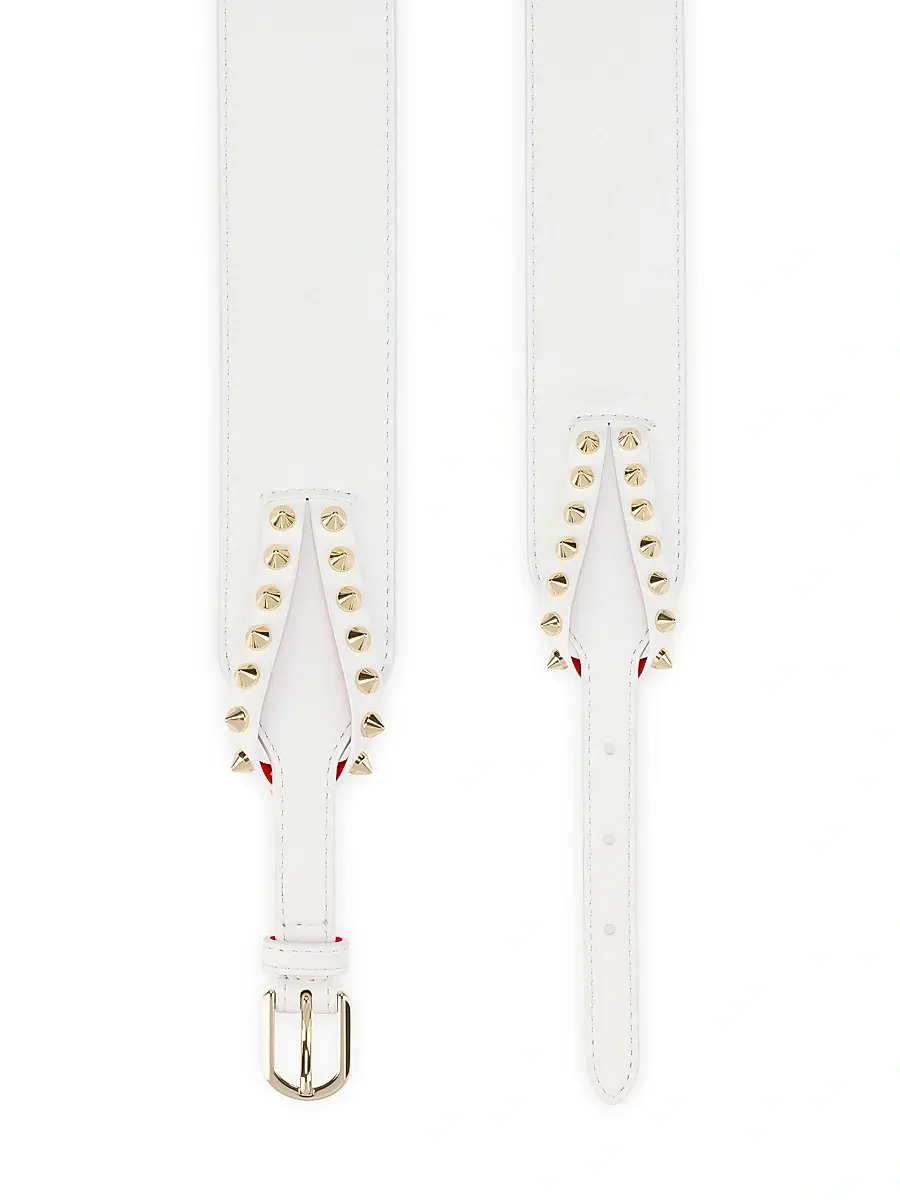 Christian Louboutin Women's Cabata Belt - Bianco | Thumbnail 2