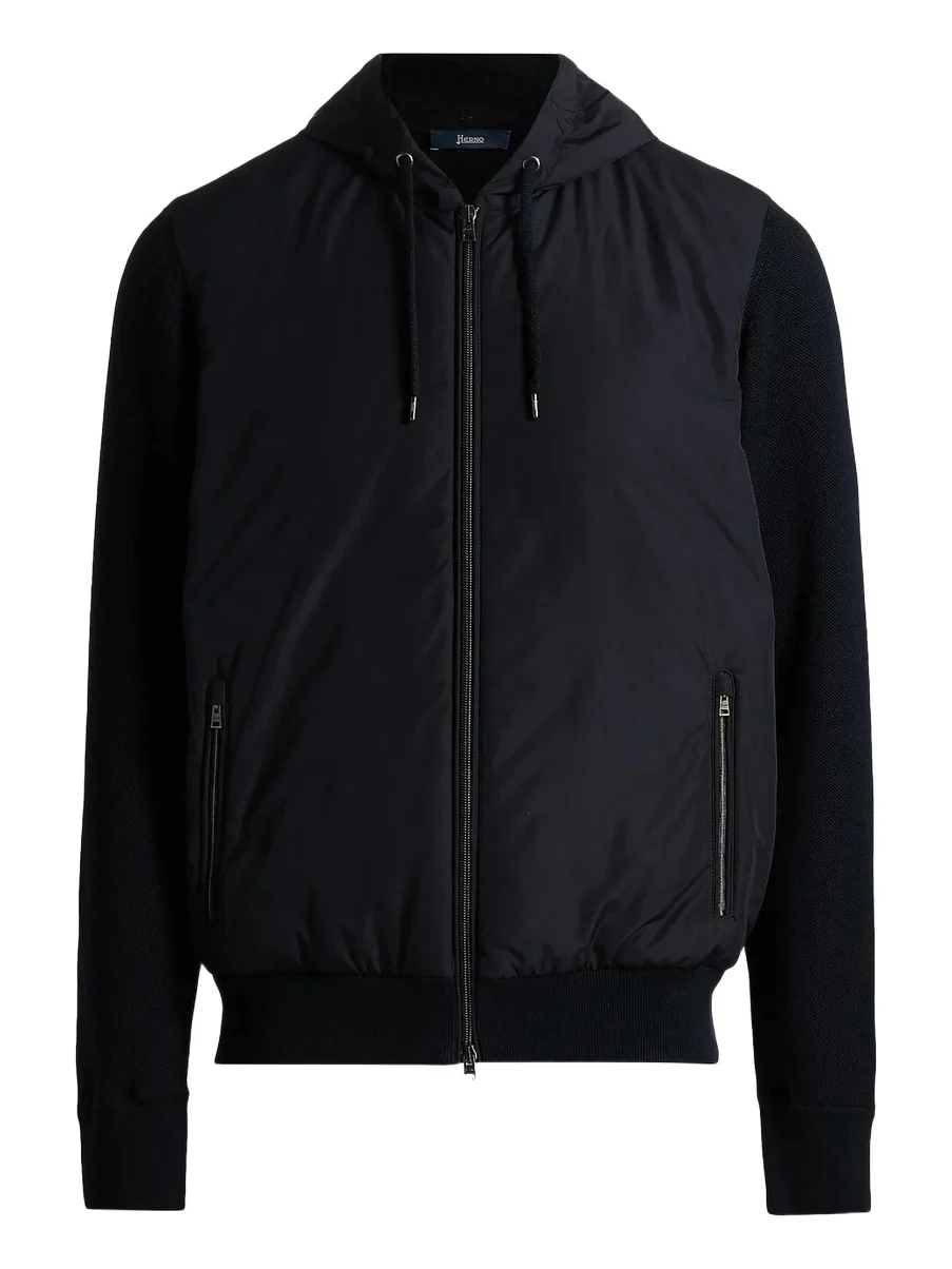 Men's Cotton Hooded Bomber Jacket