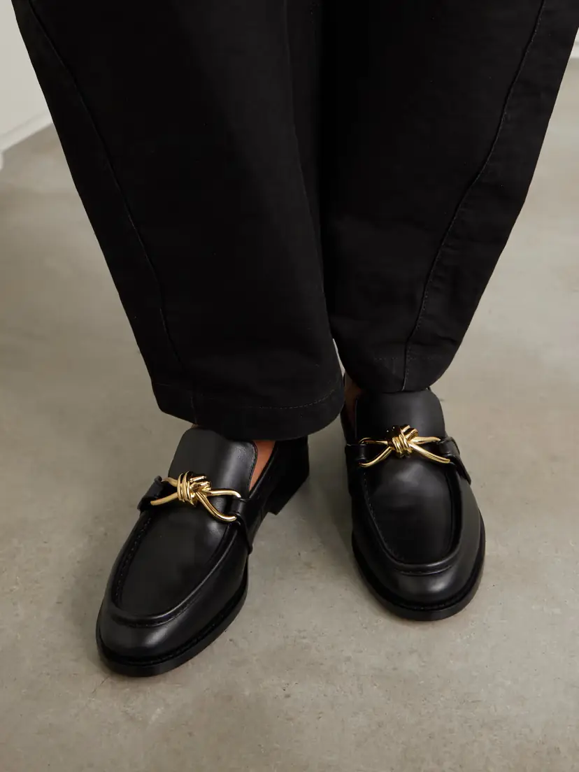 Bottega Veneta Astaire Embellished Leather Loafers | Thumbnail 2 Bottega Veneta Astaire Embellished Leather Loafers | Thumbnail 2