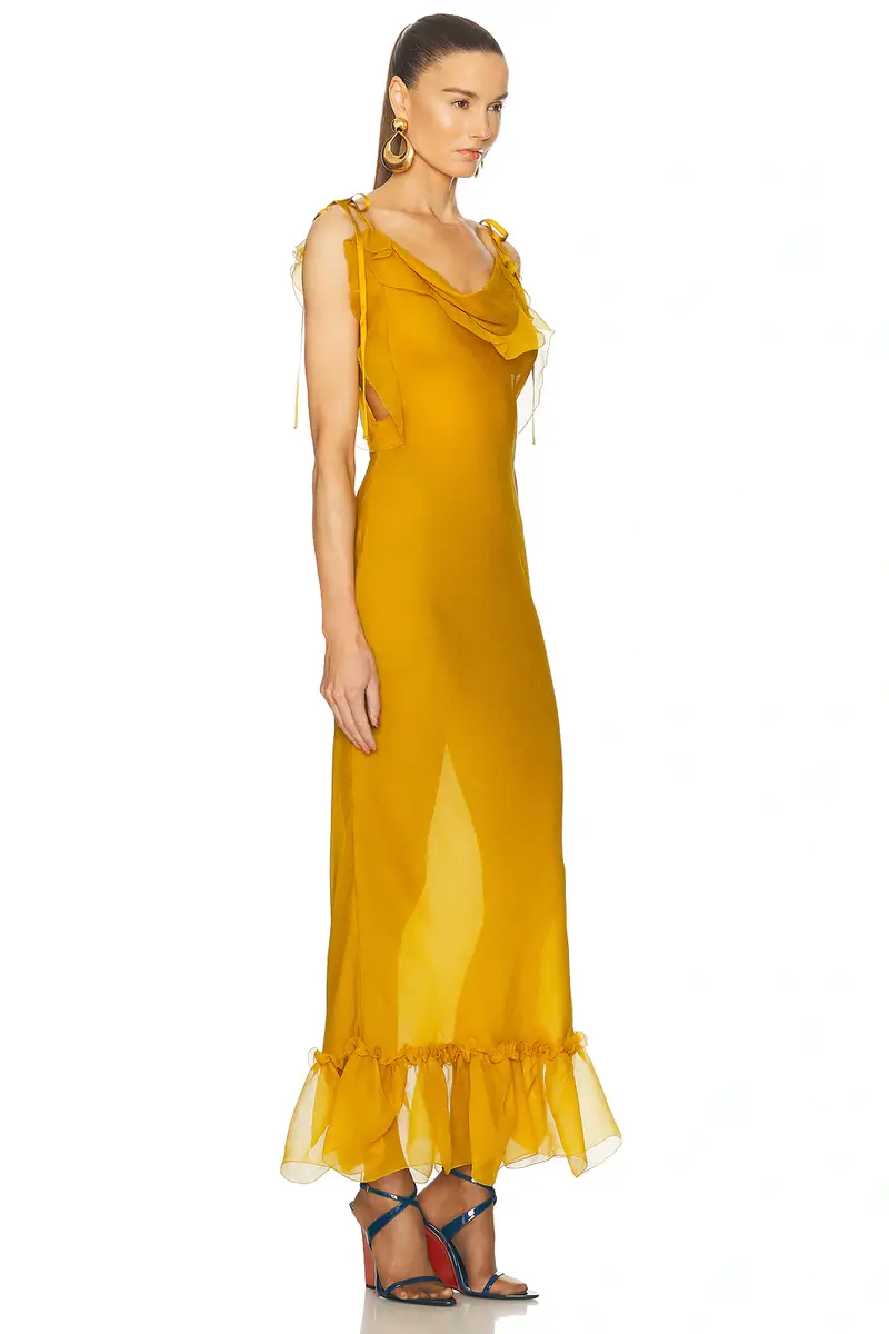Saint Laurent Long Slip Dress | Thumbnail 2 Saint Laurent Long Slip Dress | Thumbnail 2
