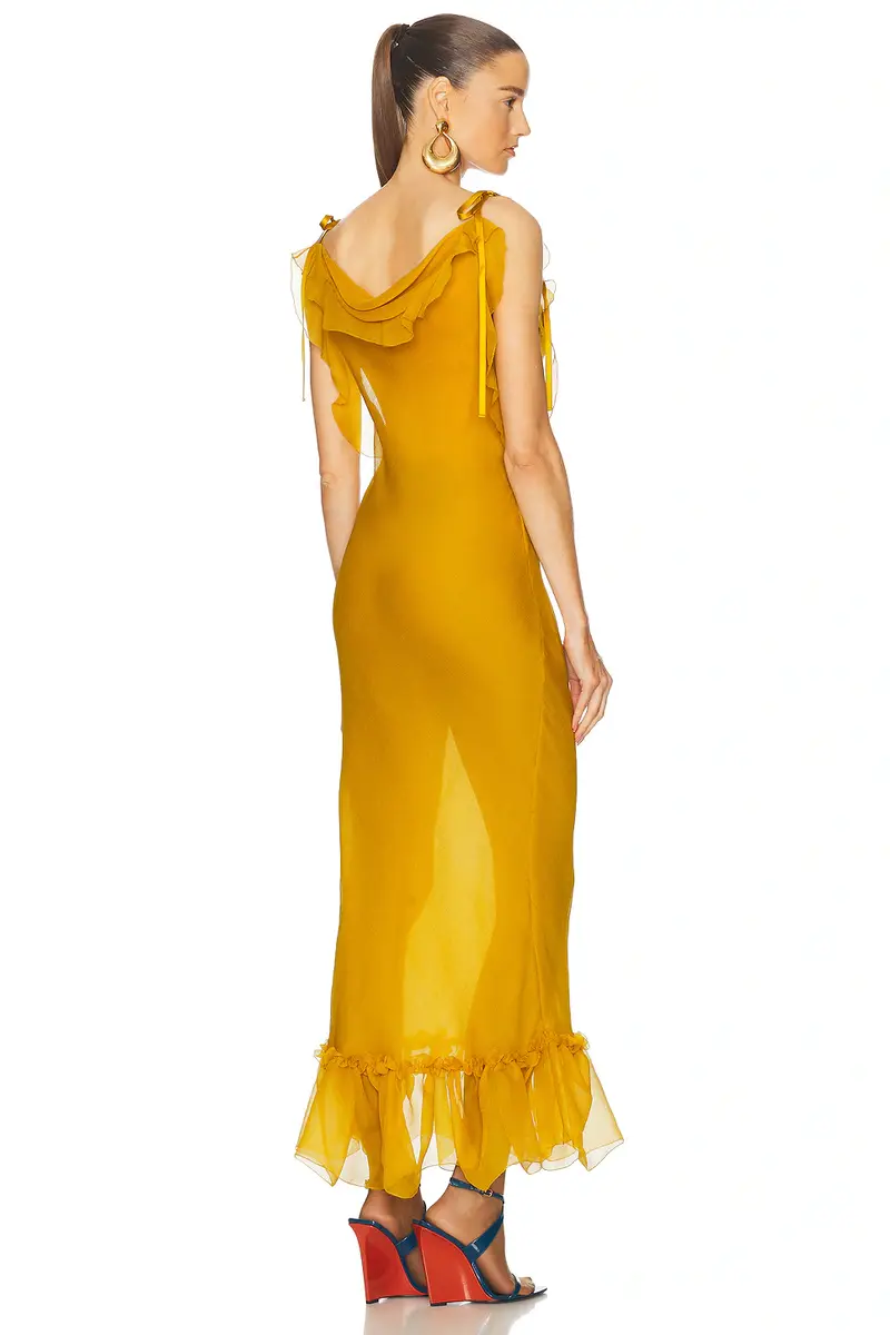 Saint Laurent Long Slip Dress | Thumbnail 3 Saint Laurent Long Slip Dress | Thumbnail 3