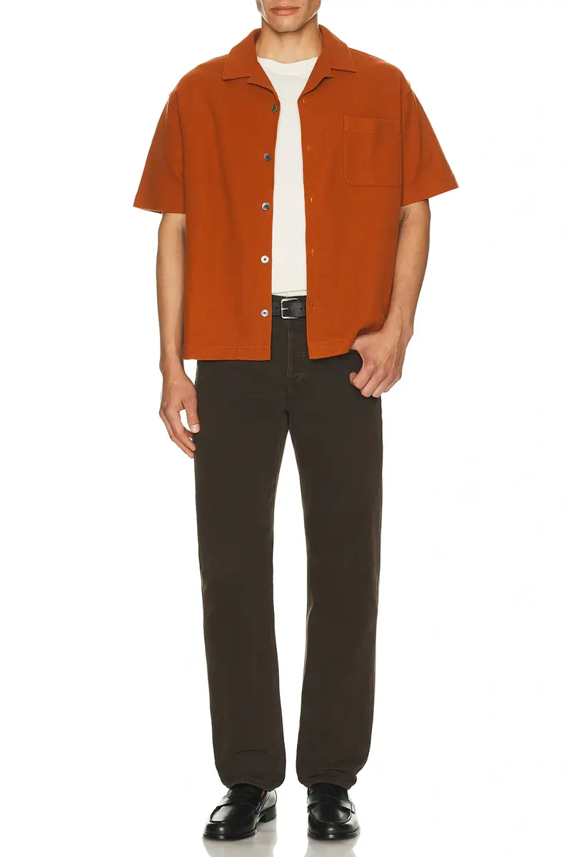 Frame Jacquard Relaxed Shirt | Thumbnail 6 Frame Jacquard Relaxed Shirt | Thumbnail 6