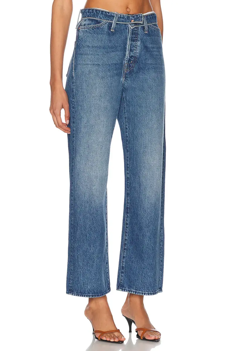 Mother The Fold Over Dodger Ankle Jeans | Thumbnail 4